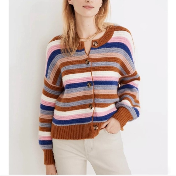Madewell Sweaters - Madewell Striped Multicolor Women's Sweater